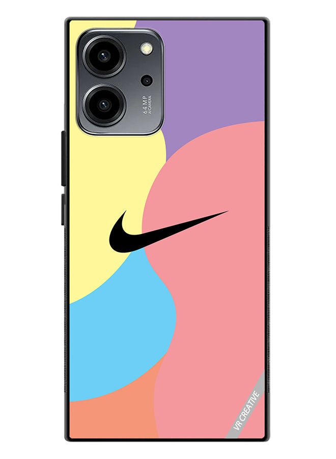VR CREATIVE Protective Case Cover For Honor 80 SE Nike Logo Colourful Design Multicolour - Image 1