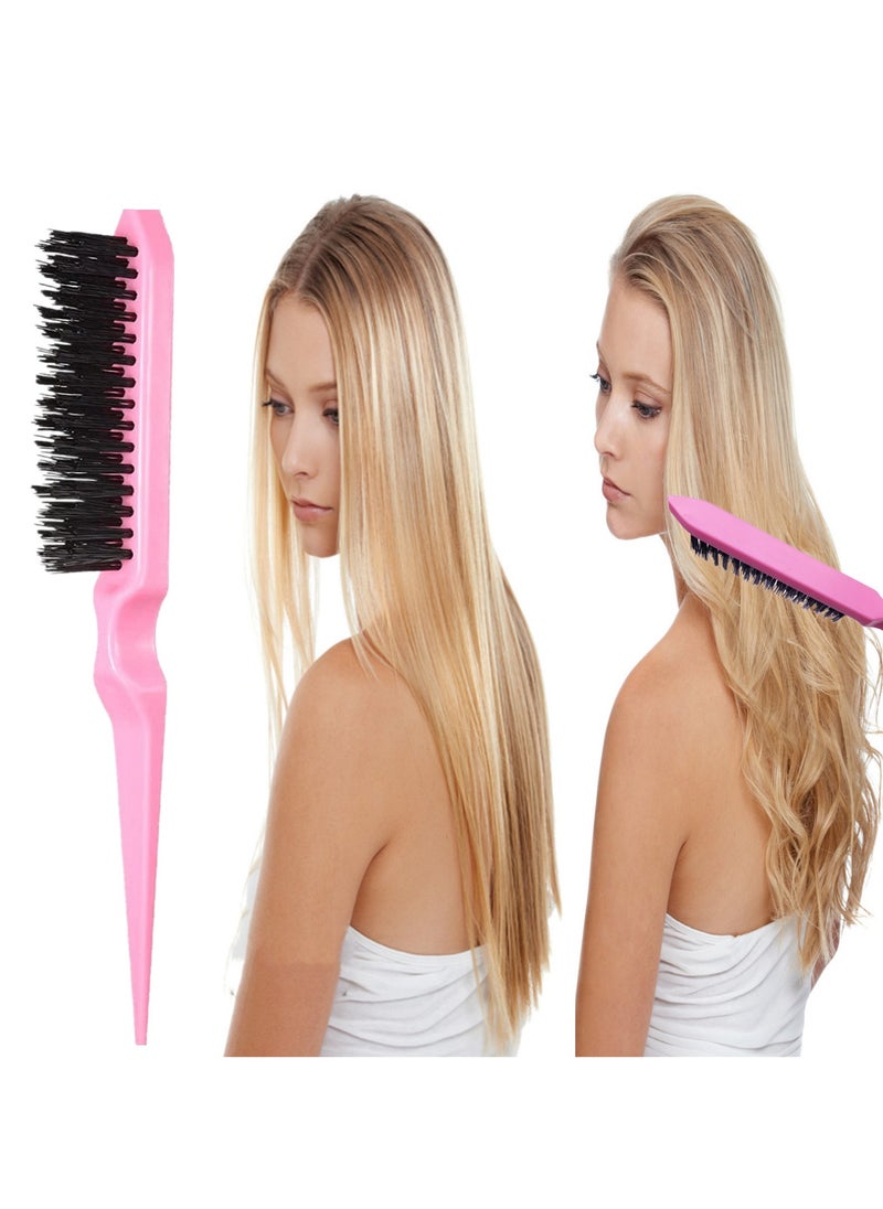Goolsky Three-Row Hair Comb, Hairdressing Comb with Pointed Stem, Double Head Comb, Styling Eyebrow Brush, Makeup Hairset Brush, 3 Pieces Multifunctional Comb  - Image 2