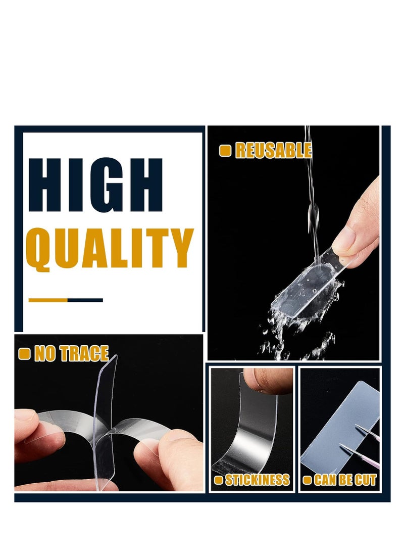 ماركة غير محددة 60 قطعه لاصق شفاف متعدد الاستخدامات لاصق للحجاب  - Image 3