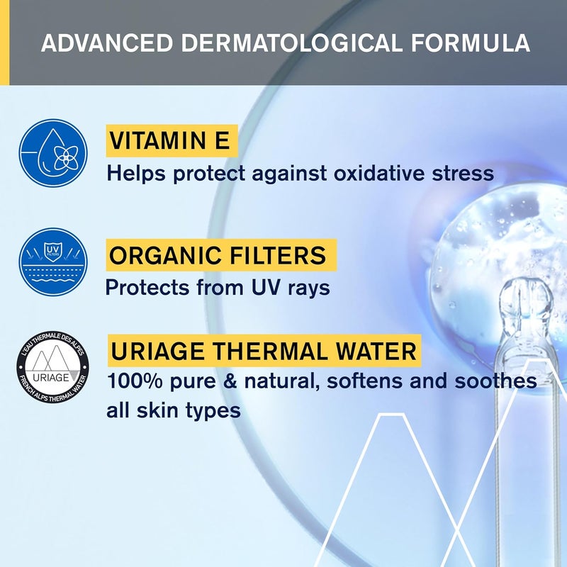 Uriage باريزون رذاذ جاف SPF 50 من يورياج للرجال والنساء - 6.8 أونصة واقي شمس - Image 5