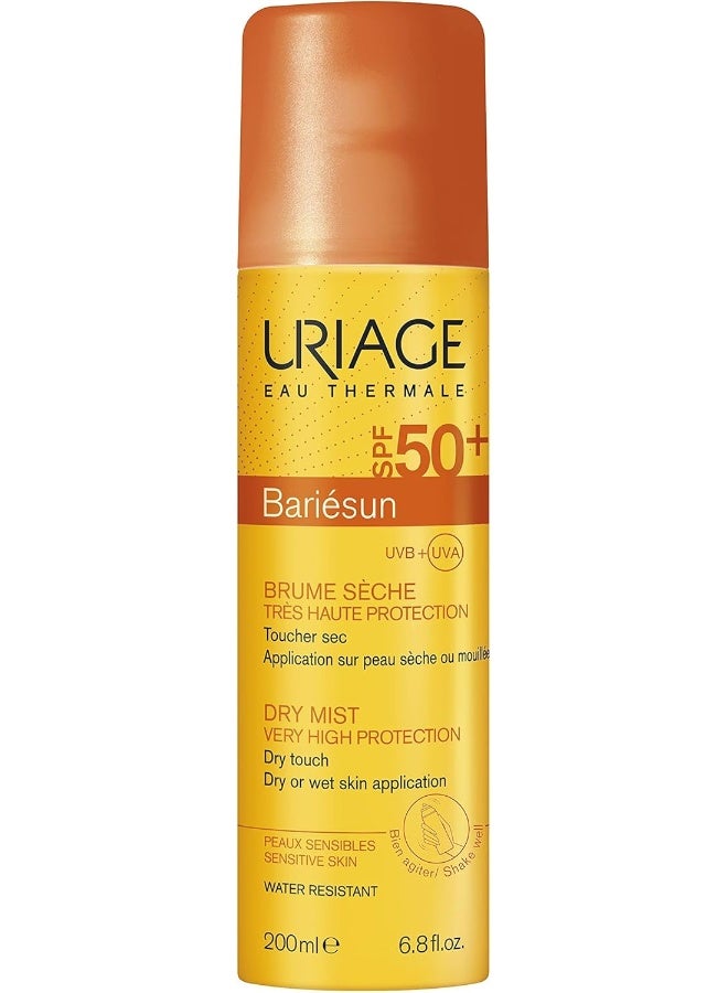 Uriage باريزون رذاذ جاف SPF 50 من يورياج للرجال والنساء - 6.8 أونصة واقي شمس - Image 2