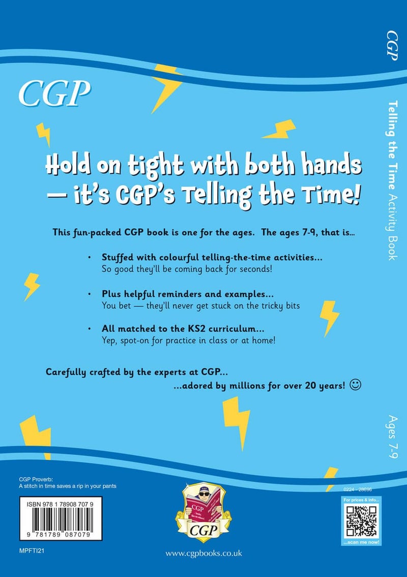 Coordination Group Publications Ltd (CGP) Telling the Time Activity Book for Ages 7-9 - Image 2