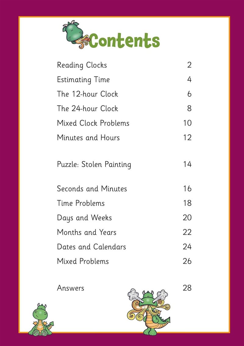 Coordination Group Publications Ltd (CGP) Telling the Time Activity Book for Ages 7-9 - Image 3