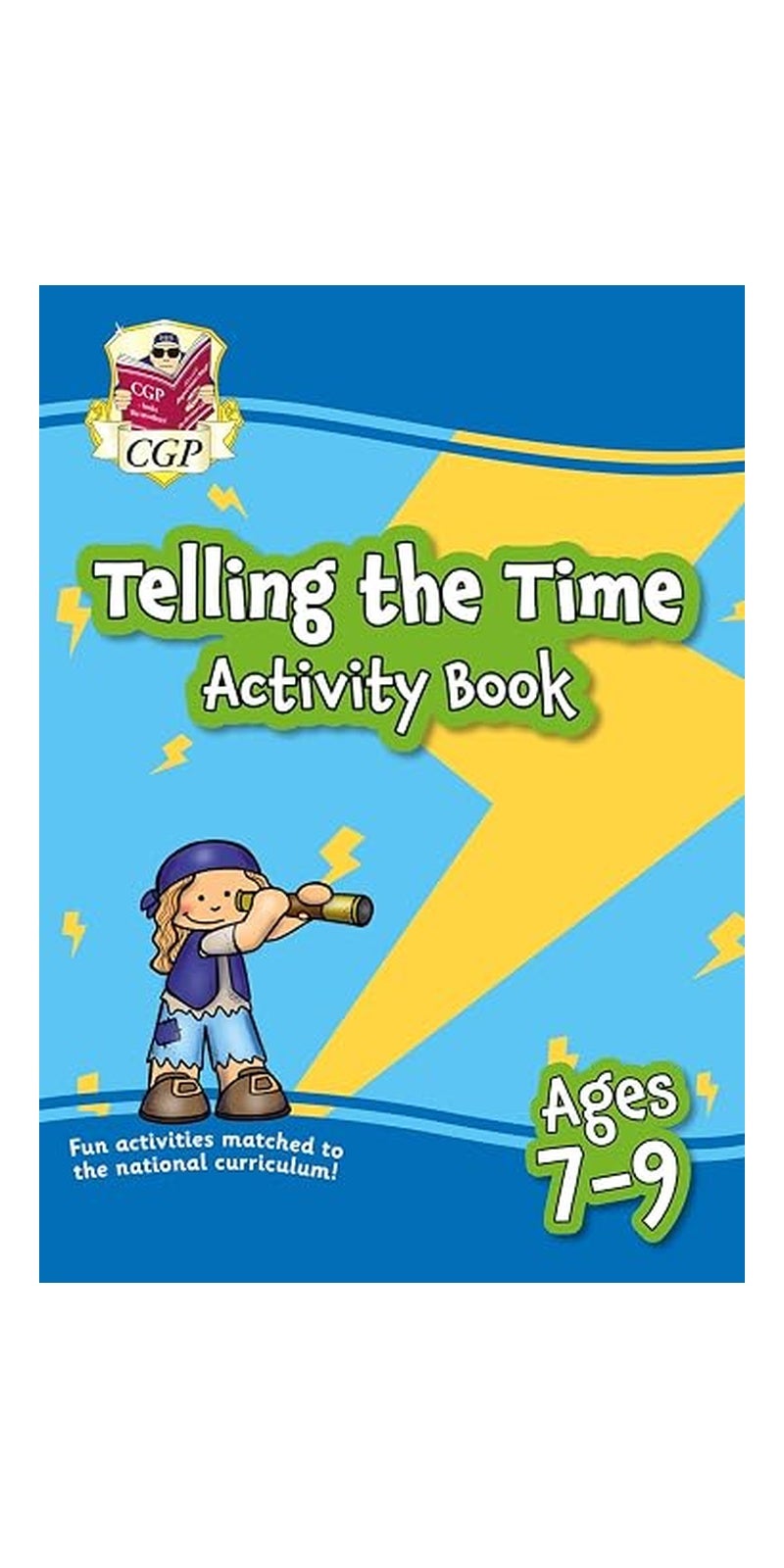 Coordination Group Publications Ltd (CGP) Telling the Time Activity Book for Ages 7-9 - Image 1