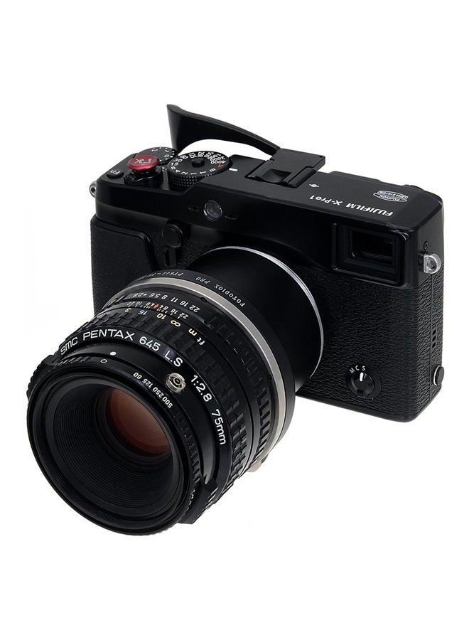 Fotodiox Pro Lens Mount Adapter, Pentax 645 (P645) Mount Lenses to Fujifilm X-Series Mirrorless Camera Adapter - fits X-Mount Camera Bodies Such as X-Pro1, X-E1, X-M1, X-A1, X-E2, X-T1 - Image 5