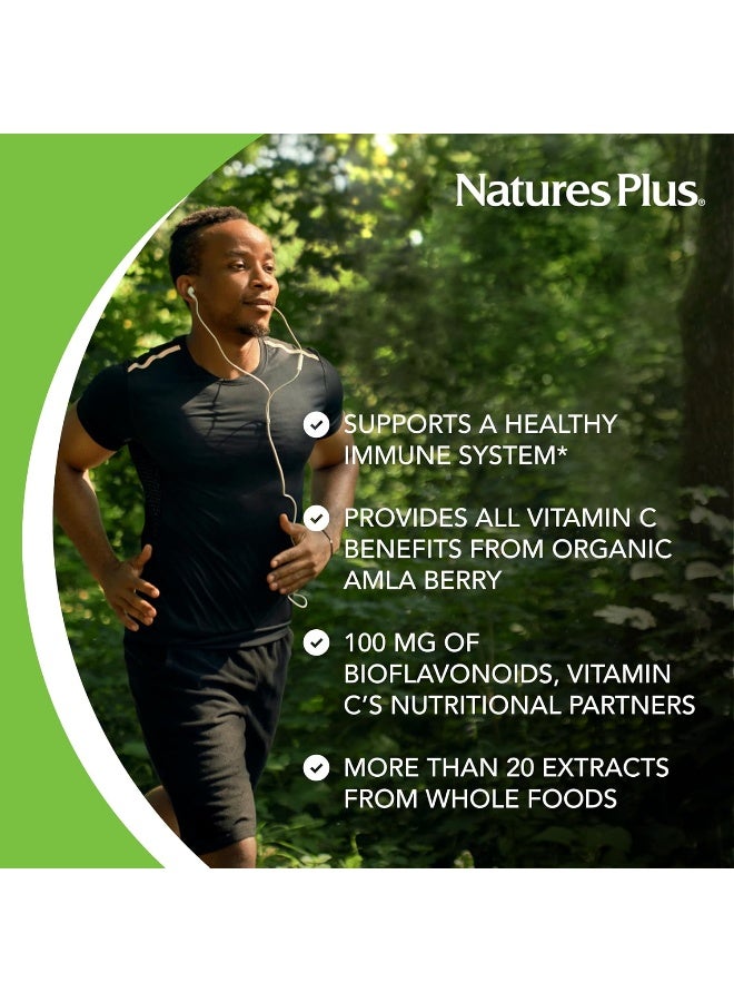 NaturesPlus Organic Vitamin C Amla Berry 60 Vegan Capsules - Image 3