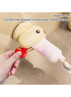 CMGTYYD Toothpaste Squeezer, Suction Cup Whale Toothpaste Squeezer, Funny Whale Toothpaste Squeezer, Whale Shape Rolling Toothpaste Squeezer Tube Toothpaste Dispenser for Bathroom  - Image 2