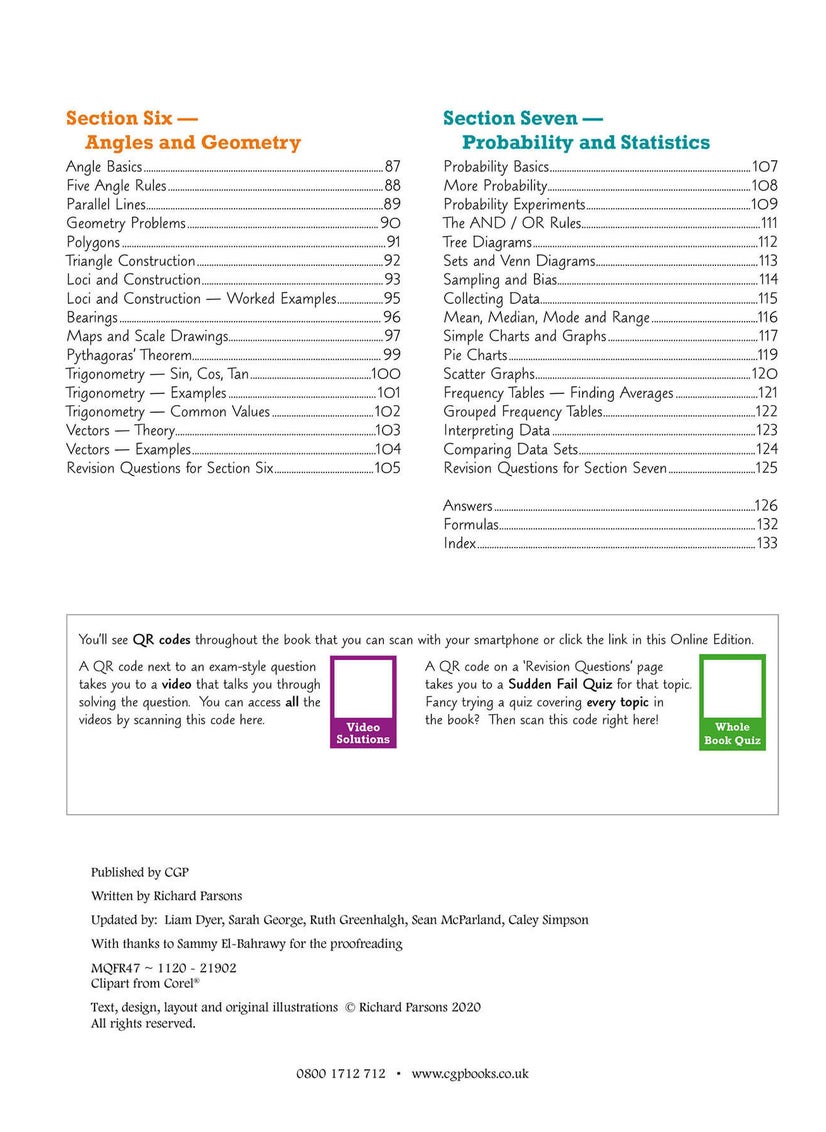 null - GCSE Maths AQA Revision Guide: Foundation inc Online Edition, Videos & Quizzes - Image 1