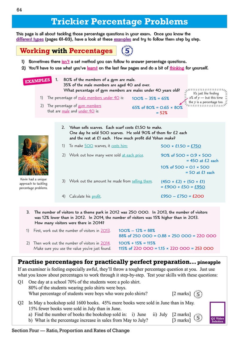 null - GCSE Maths AQA Revision Guide: Foundation inc Online Edition, Videos & Quizzes - Image 1