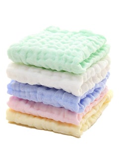 SKY-TOUCH Pack Of 5 Muslin Baby Washcloths And Towels  - Image 1