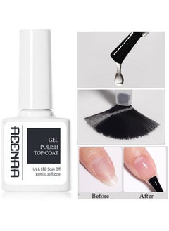 AEENAA Gel Nail Polish Top Coat And Base Coat Soak off UV LED Drying Long Set Clear  - Image 4