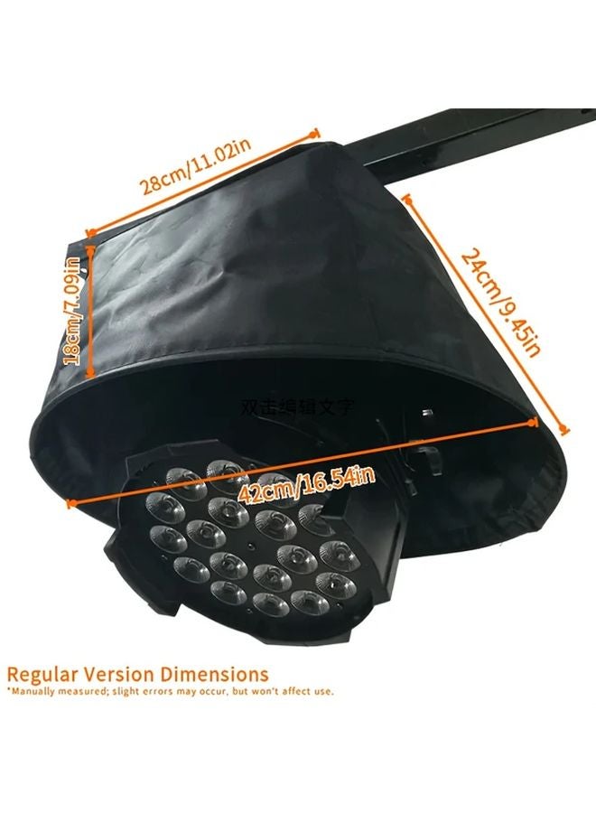 Black Stage LED PAR Light Rain Cover All Weather Protection For Outdoor Events - Image 5