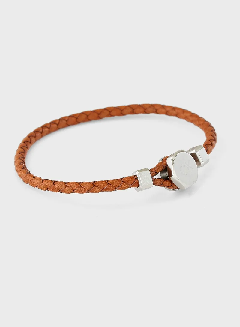 CALVIN KLEIN Latch Braided Bracelet
