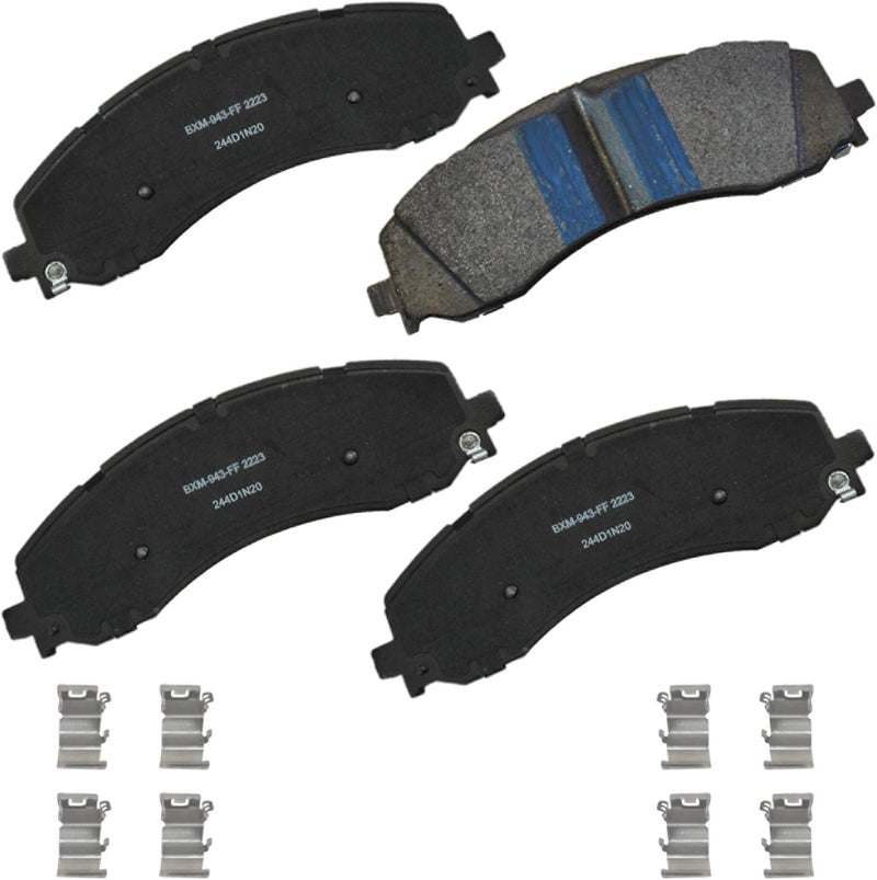 Bendix Premium SBM2223 Semi-Metallic Front Brake Pads for Ram 2500 2023-2019, 3500 2023-2019, 4000 2020-2019 - Image 1