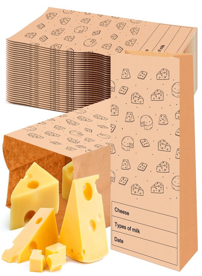 MotiMind 30 Count Cheese Storage Bags for Refrigerator 10.6 x 6 Inches Cheese Paper Bags, Sandwiches, Wrapping - Image 1