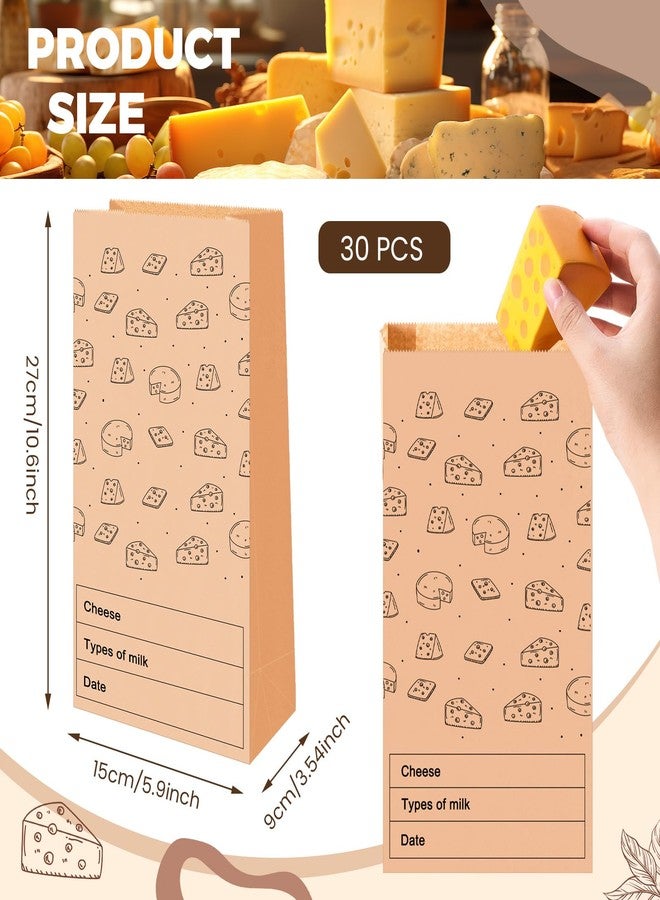 MotiMind 30 Count Cheese Storage Bags for Refrigerator 10.6 x 6 Inches Cheese Paper Bags, Sandwiches, Wrapping - Image 2