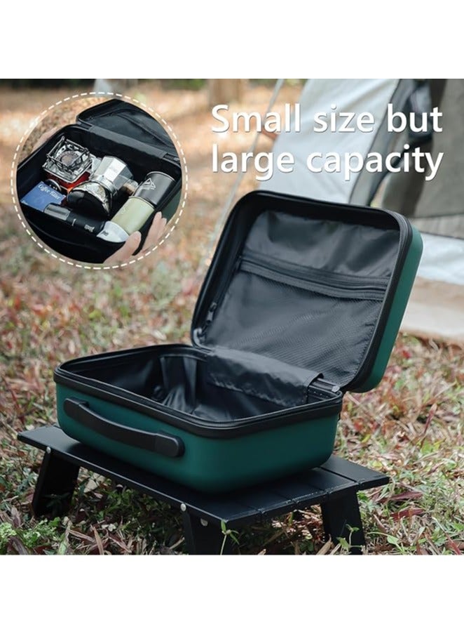 general 14 inch outdoor suitcase, coffee ware storage bag, hand-made coffee suitcase, suitable for travel office camping - Image 3