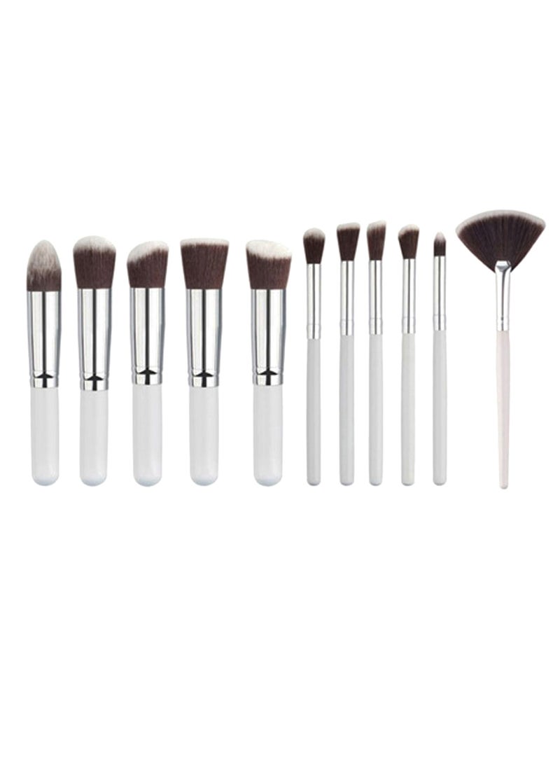 14-Piece Makeup Brush Set With Makeup Sponge Multicolour - Image 1