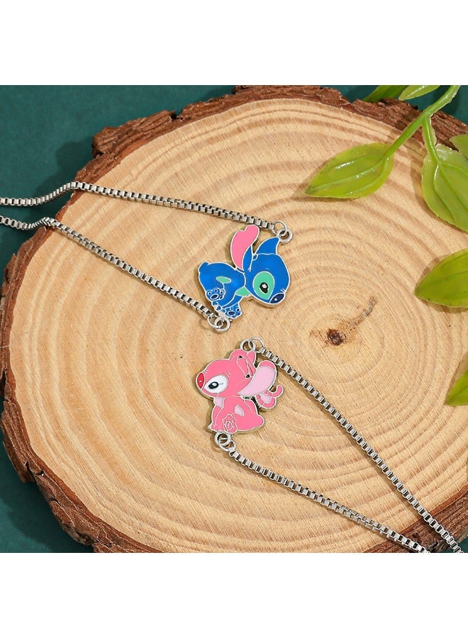 Stitch Cartoon Fashion Bracelet 2-Pack - Image 4