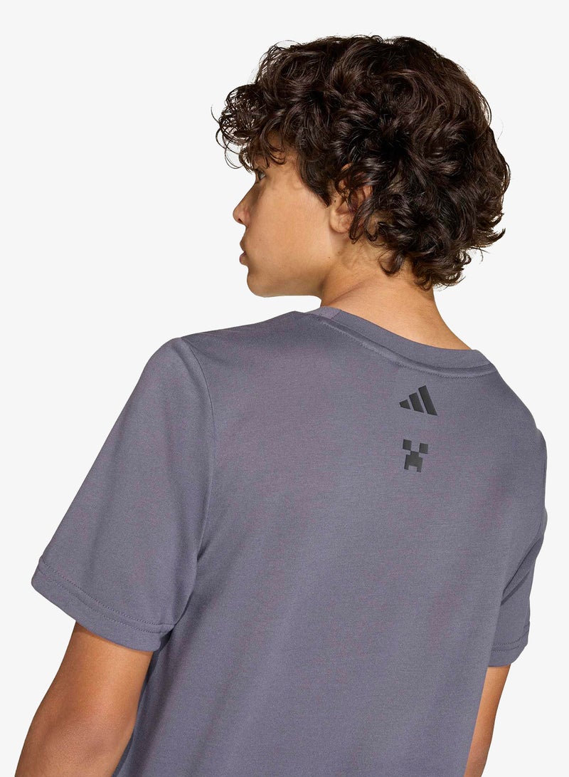 Adidas Youth Minecraft Training T-Shirt - Image 4