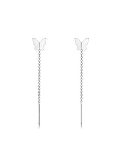 Cute Butterfly Tassel Threader Earrings