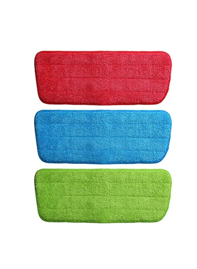 3-Piece Microfiber Mop Replacement Cleaning Pad Set - Image 1