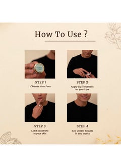 MELLOW Herbal Lip Treatment With Almond Oil & Jasad Bhasma For Moisturize & Nourish Dry & Chapped Lips Ayurvedic Balm For Men & Women Paraben Free [Cream 12 Gm]  - Image 4