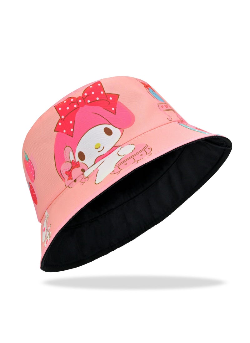 SYOSI - Anime Unisex Cartoon Bucket Hat, Reversible Double Side Wear Sun Hat Packable Beach Hat Cute Kawaii Cartoon Print Bucket Hat Fisherman Fishing Sun Cap for Adult Women Men Girl Boy Unisex - Image 1