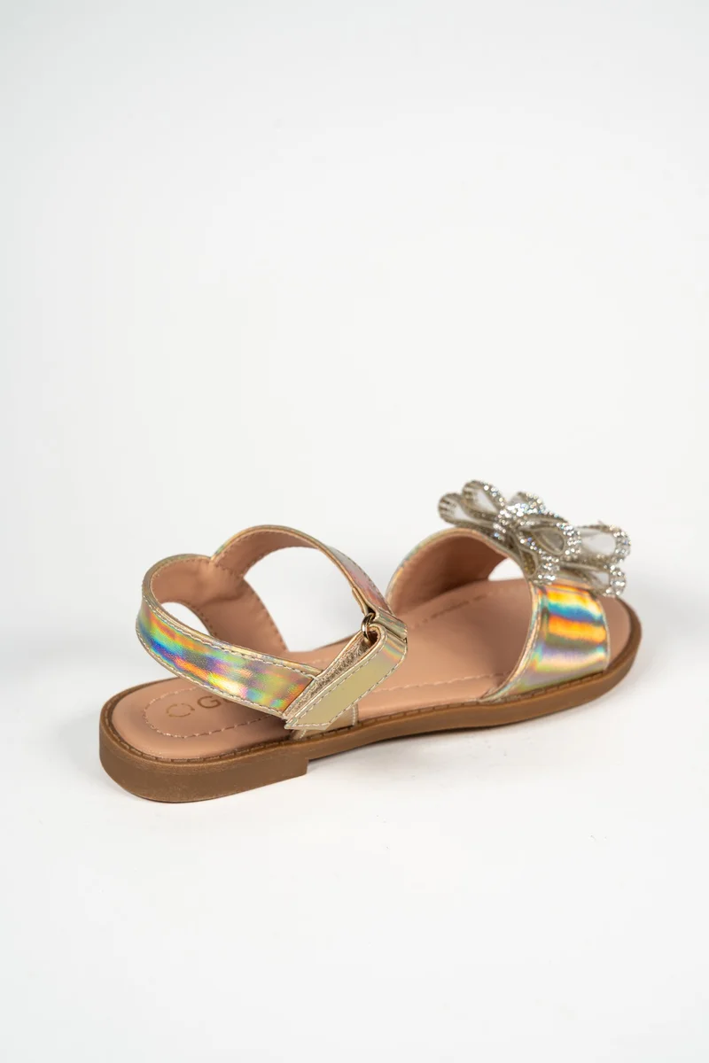 Geoomnii GOLD Geoomnii Girls’ Sandals – Comfortable Casual Sandals for Children, Pre-Teen & Junior Girls for School, Play & Everyday Wear for Women | Best Price UAE