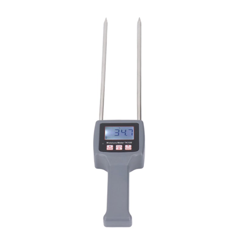 Portable Hay Humidity Meter Backlit Display High Accuracy Hay Humidity Tester for Cereal Straw Forage Grass Bran - Image 3