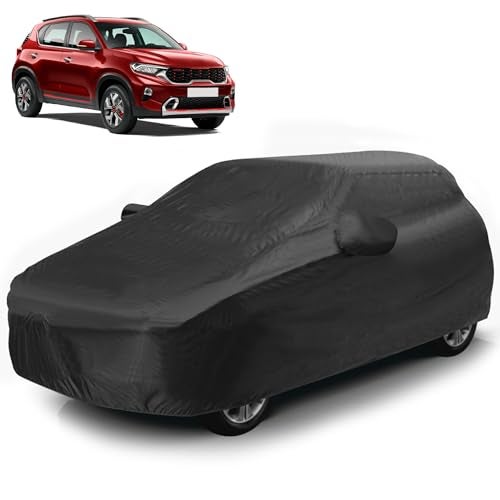 AutoGuys Car Cover Waterproof GL-I for Kia Sonet [Year 2020 Onwards] - Sonet Car Cover Dust & UV Protection Sonet Car Body Cover with Mirror Pocket Soft Cotton Lining - Image 1