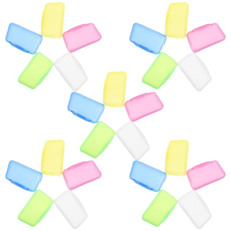 50 Pcs Universal Ventilated Toothbrush Covers Portable Travel Protector Caps Set - Image 2