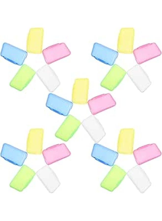 50 Pcs Universal Ventilated Toothbrush Covers Portable Travel Protector Caps Set - Image 1