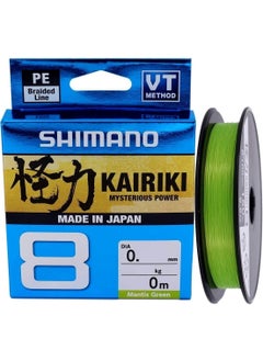 SHIMANO String Line Kairiki Mantisgreen Green 0,06MM 300 Meters 8layers 