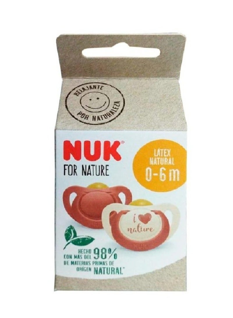NUK Set of 2 Nuk pacifiers with a Latex nipple - Image 3