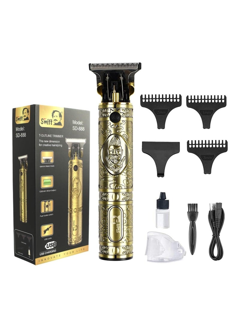Professional Mens Hair Clippers Zero Gapped Cordless Hair Trimmer Professional Haircut & Grooming Kit for Men Rechargeable LED Display - Image 1