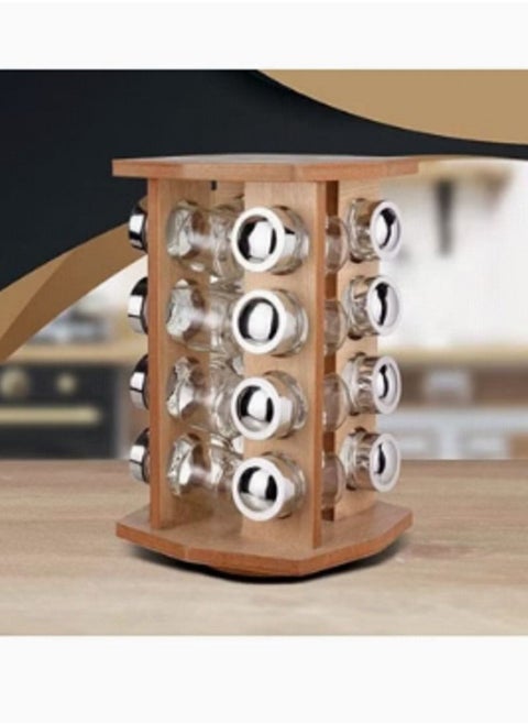 16-Piece Rotating Seasoning Kit