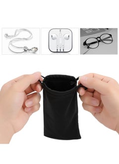Sunglasses Pouch,6 Pack Microfiber Pouch For Eyeglasses,Drawstring Cleaning Bag,Gadgets & Storage Slip in Eyeglasses Case Bag