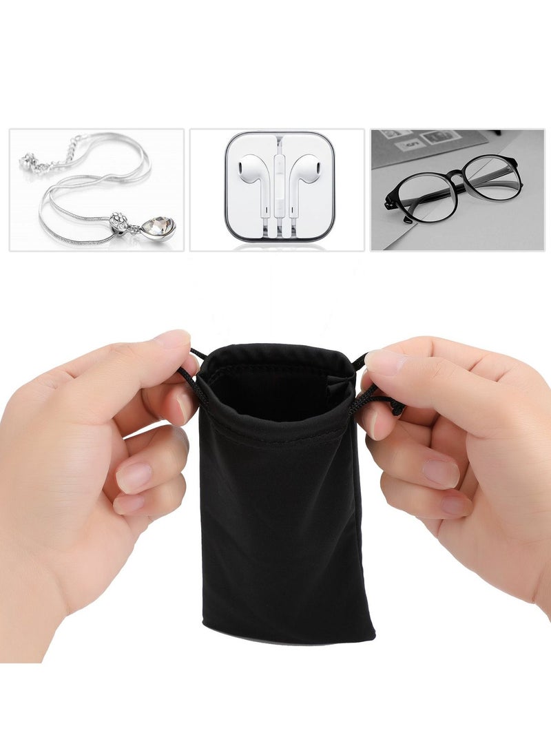 Y&D - Sunglasses Pouch,6 Pack Microfiber Pouch For Eyeglasses,Drawstring Cleaning Bag,Gadgets & Storage Slip in Eyeglasses Case Bag - Image 1