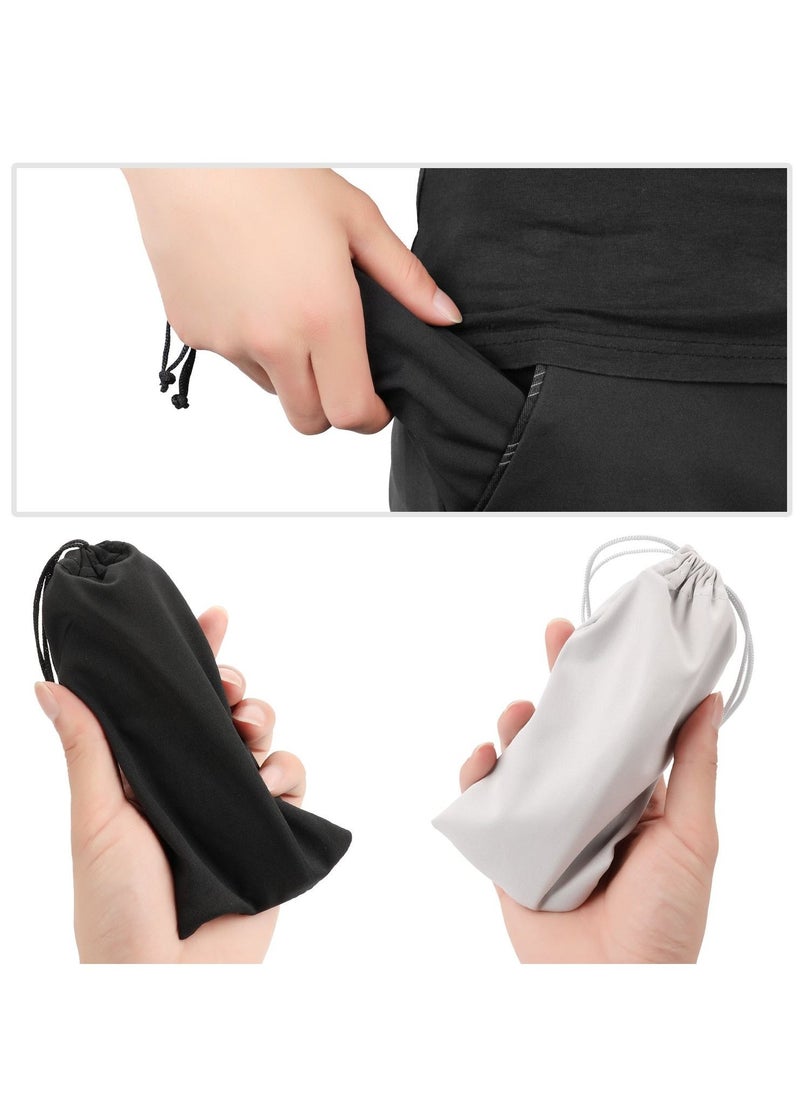 Y&D - Sunglasses Pouch,6 Pack Microfiber Pouch For Eyeglasses,Drawstring Cleaning Bag,Gadgets & Storage Slip in Eyeglasses Case Bag - Image 1