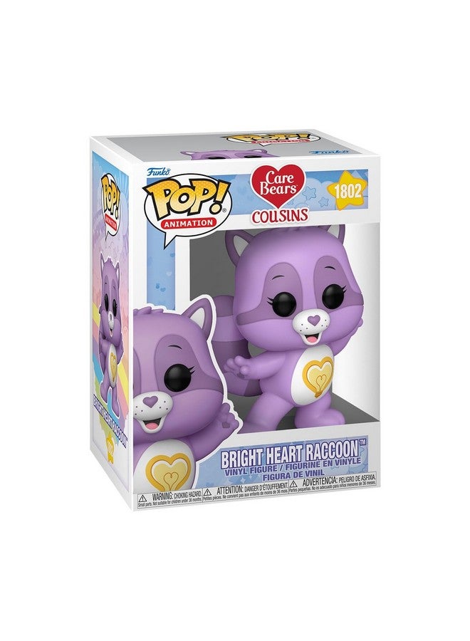 Funko Pop Animation: Care Bear Cousins - Bright Heart Raccoon - Care Bears - Collectable Vinyl Figure - Gift Idea - Official Merchandise - Toys for Kids & Adults - Cartoon/Animation Fans - Image 1