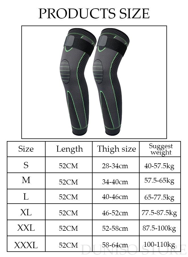 DUNISO 2PCS Knee Pad Knee Brace with Side Stabilizers and Patella Gel Pads Adjustable Compression Knee Support Braces for Knee Pain Meniscus Tear ACL MCL Arthritis Joint Pain Relief Injury Recovery  - Image 4