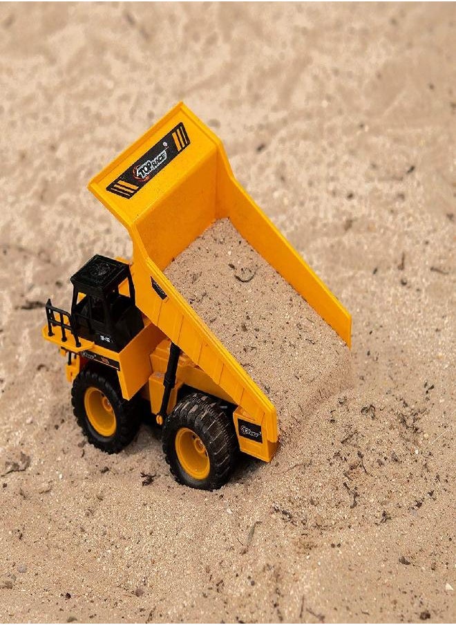 Top Race Top Race Remote Control Dump Truck Toy - Remote Control Construction Vehicle RC Dump Truck Toys Construction Toys Vehicle RC Truck Toys for 8 - 12 Years Old Boys and up - Toy Trucks 1:18 Scale  - Image 4