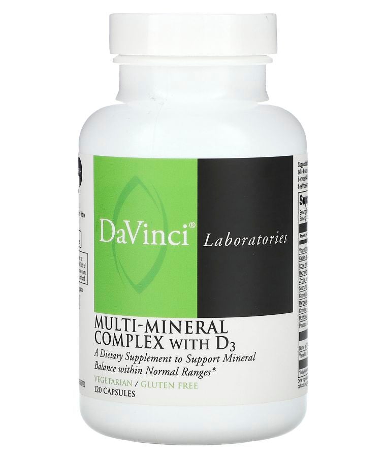 DaVinci Laboratories Multi-Mineral Complex with D3 120 Capsules