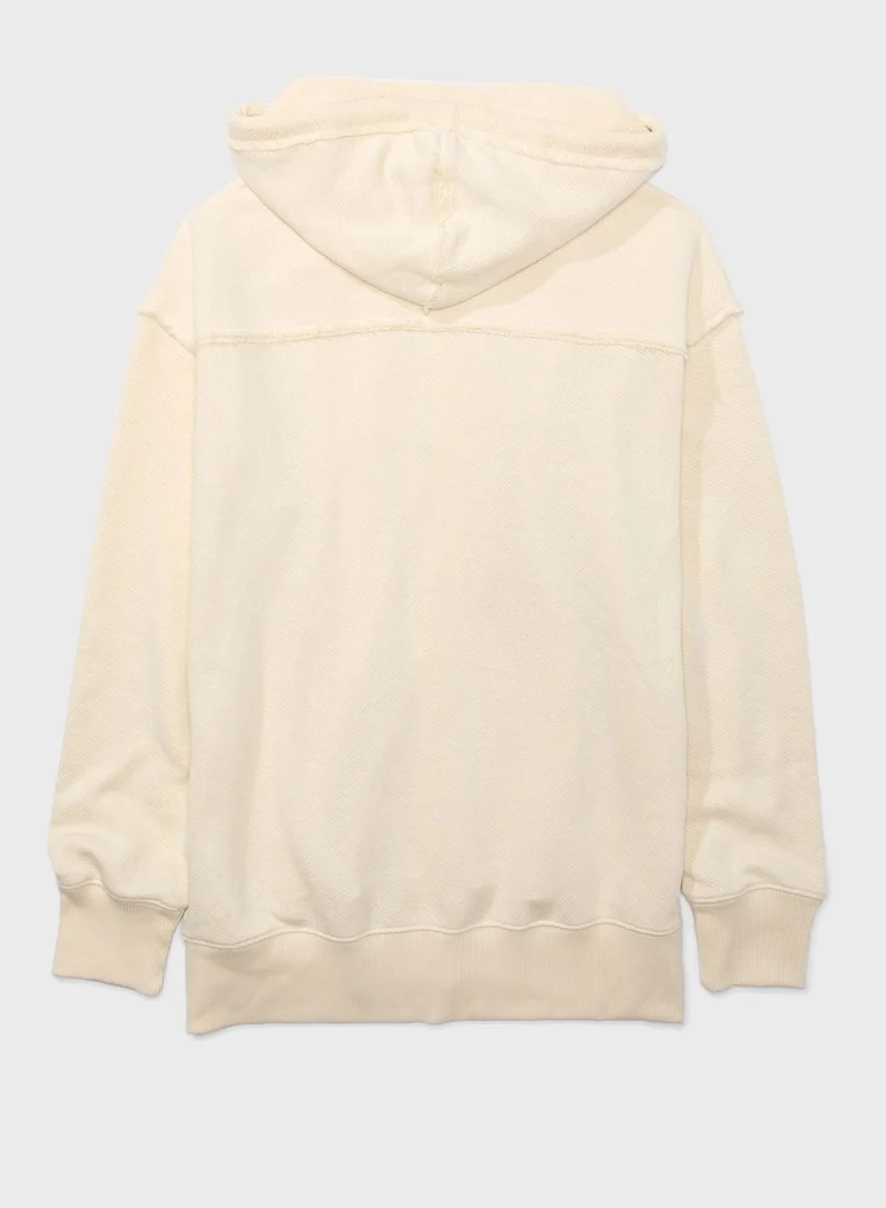 American Eagle Zip Through Hoodie