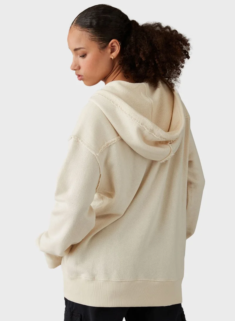 American Eagle Zip Through Hoodie
