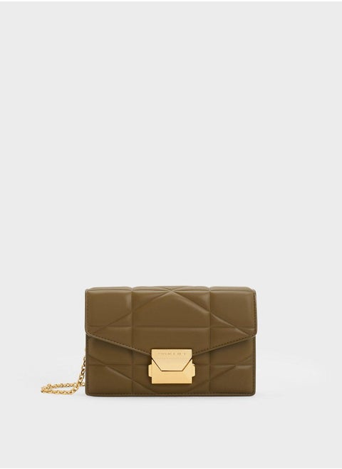 Charles Keith Rectangular Clutch Bag