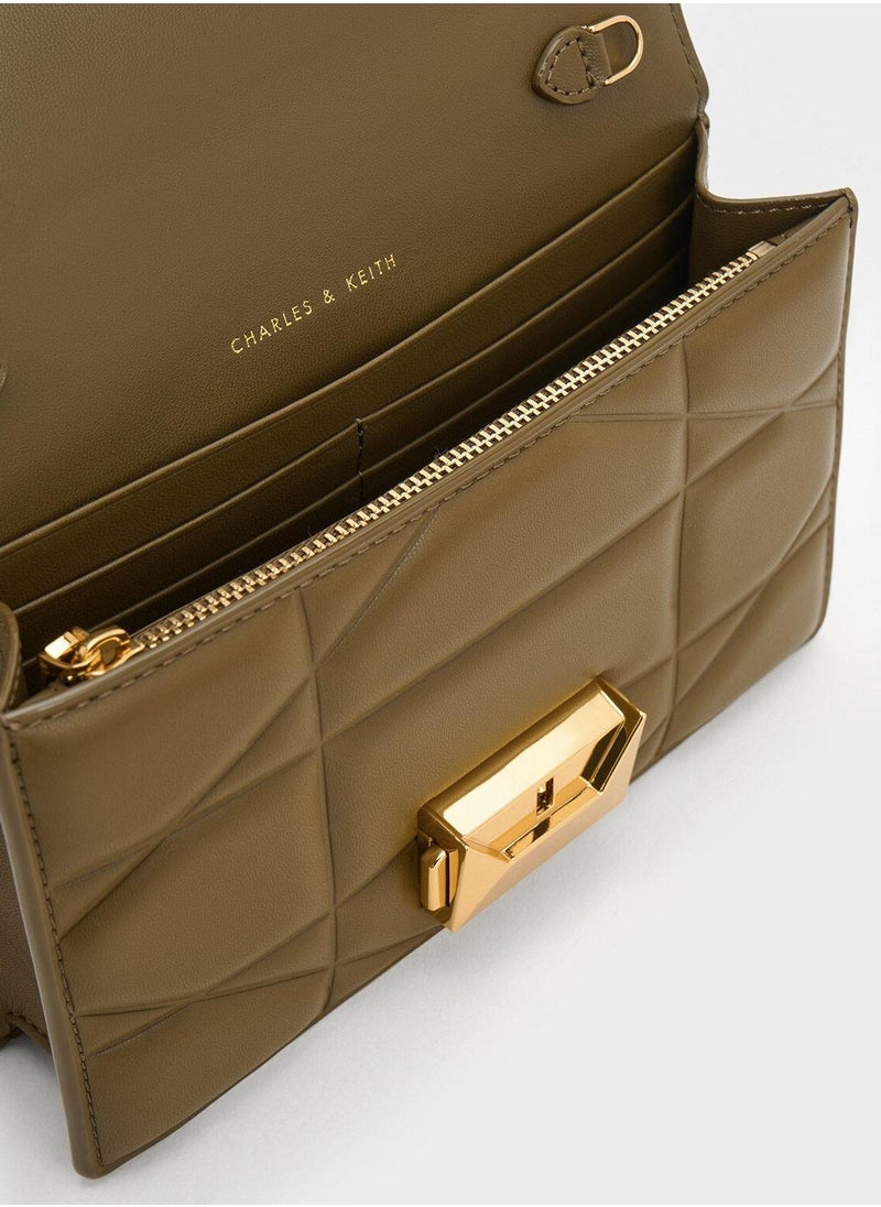 Charles Keith Rectangular Clutch Bag