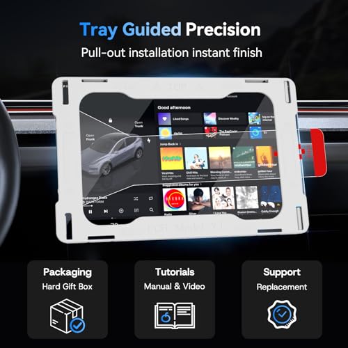 SUMK 16 inch Screen Protector for 2026 Tesla New Model Y Juniper (Premium & Performance), [9H & Anti-Glare/Fingerprint] Front Back Tempered Glass Screen Protector for Tesla Model Y Accessories -Matte - Image 5