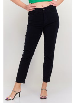 GANT Women Slim Fit Corduroy Stretchable Jeans, Dark Navy  - Image 1